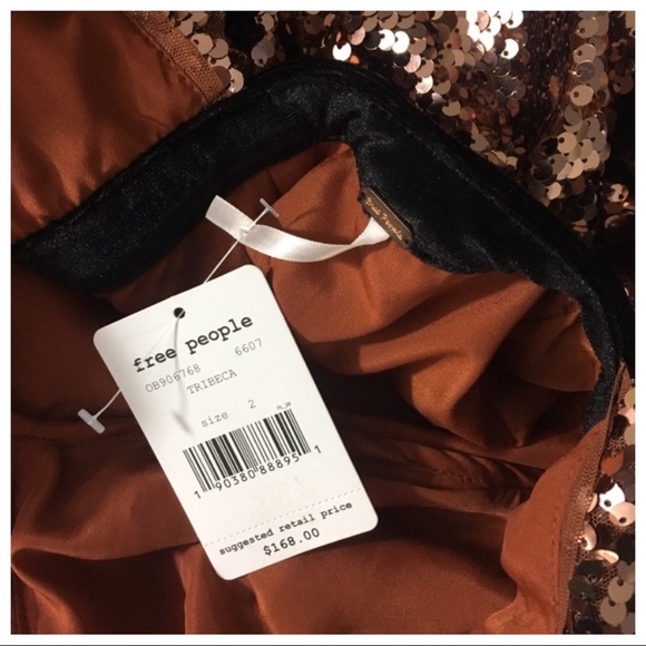 NWT Free People Siren Sequin Dress - Picture 7 of 7